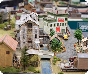 Model railway display at Railfest Regina